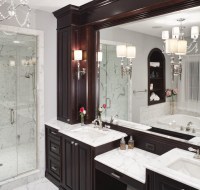 Traditional Master Bath Vanity Shower Remodel Houston